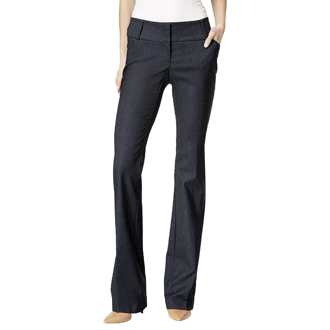 Alfani Blue Denim Tummy Control Bootcut Trousers Pants