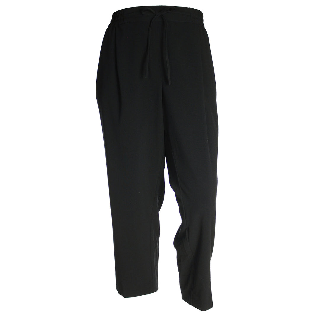 Alfani Black Pull on Straight Leg Slacks Pants Plus Size