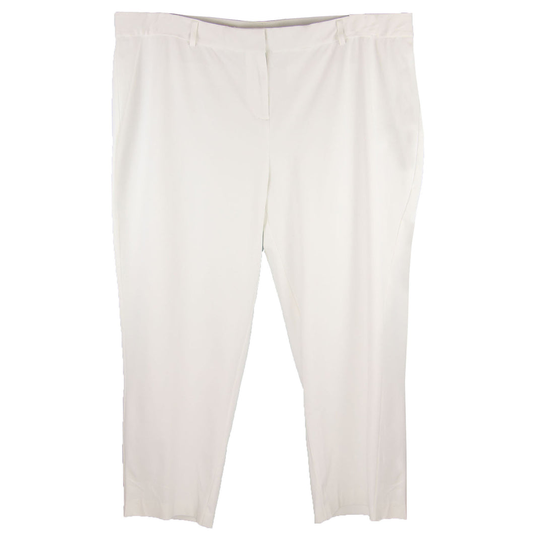 Alfani White Comfort Waist Skinny Leg Ankle Length Pants