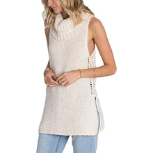 Billabong Ivory Sleeveless Turtleneck Sweater