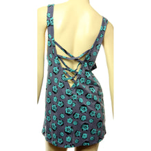 Metal Mulisha Multi Color Floral Sleeveless X-Back Tank Top