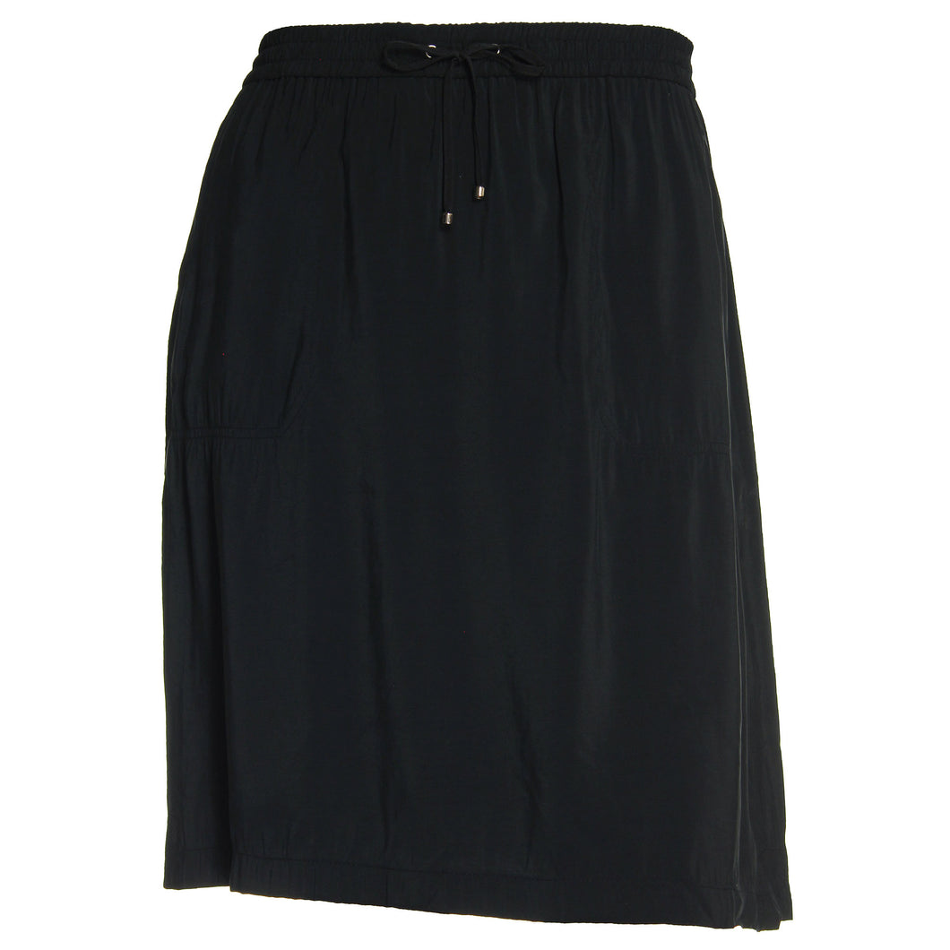 Jones New York Black Drawstring / Elastic Waist Skirt