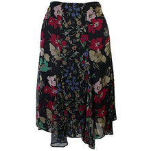 Ralph Lauren Multi Color Floral Print Handkerchief Hem Skirt Plus Size