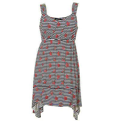 Style & Co Multi Color Print Sleeveless Knit Dress