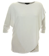 Grace Elements Pink or White 3/4 Sleeve Cross Front Shirt