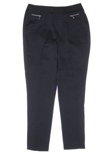 Style & Co Black Curvy Fit Skinny Leg Pull On Pants