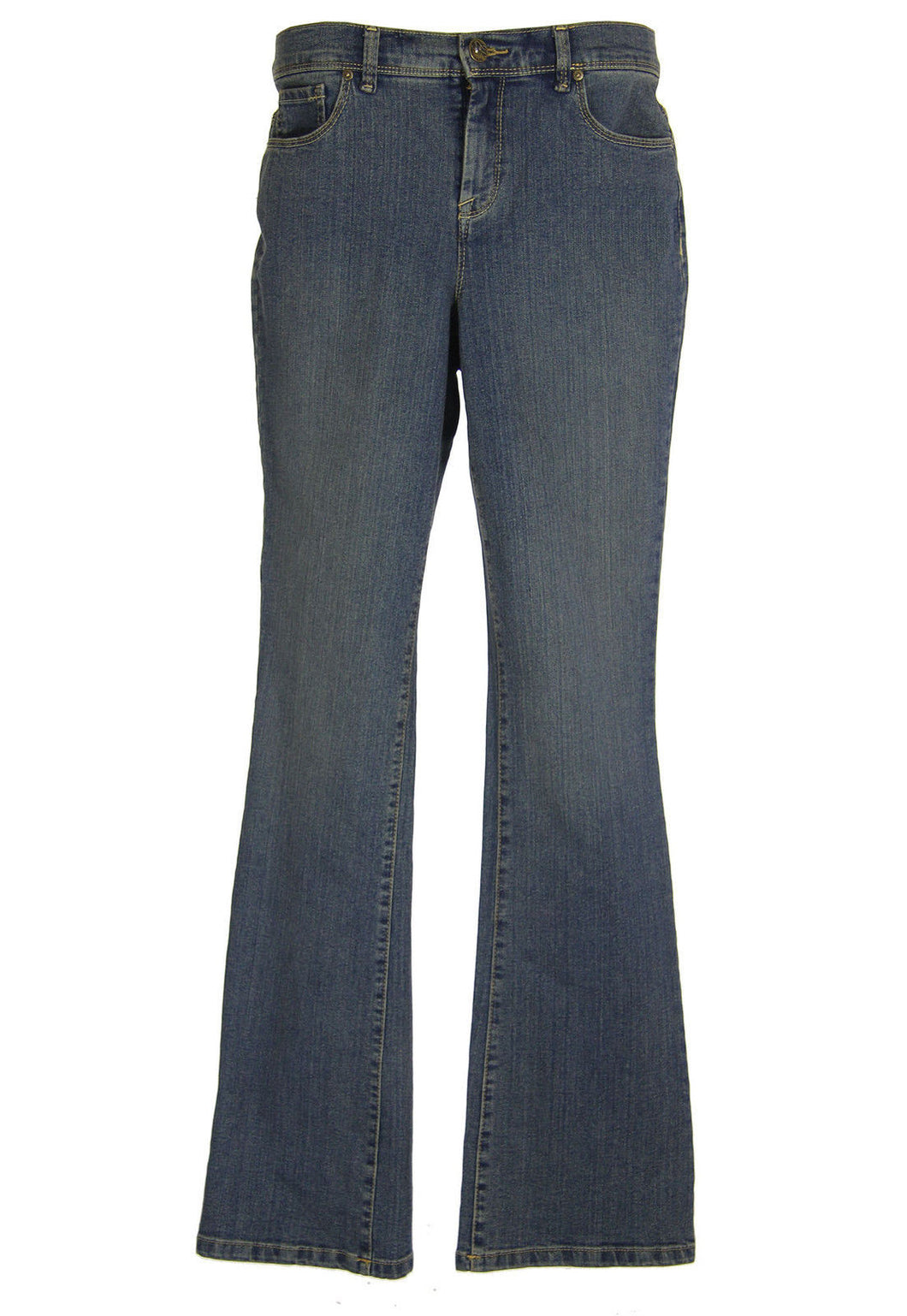 Style & Co Blue Denim Tummy Control Boot Cut Jeans