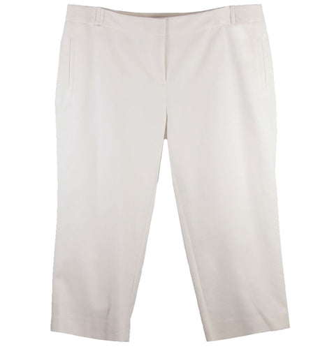 Charter Club White Tummy Slimming Classic Fit Capri Pants