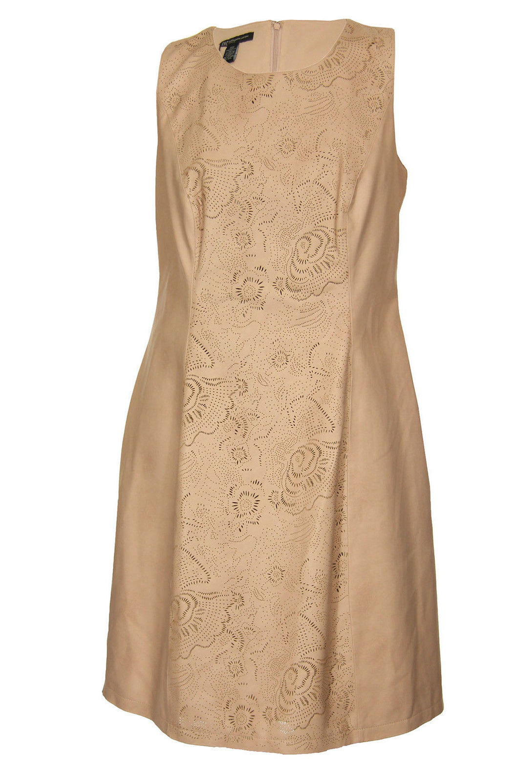 INC Light Pink Slvlss Faux Leather Fit & Flare Knit Dress Cindi's Discounts INC Light Pink Slvlss Faux Leather Fit & Flare Knit Dress Cindi's Discounts