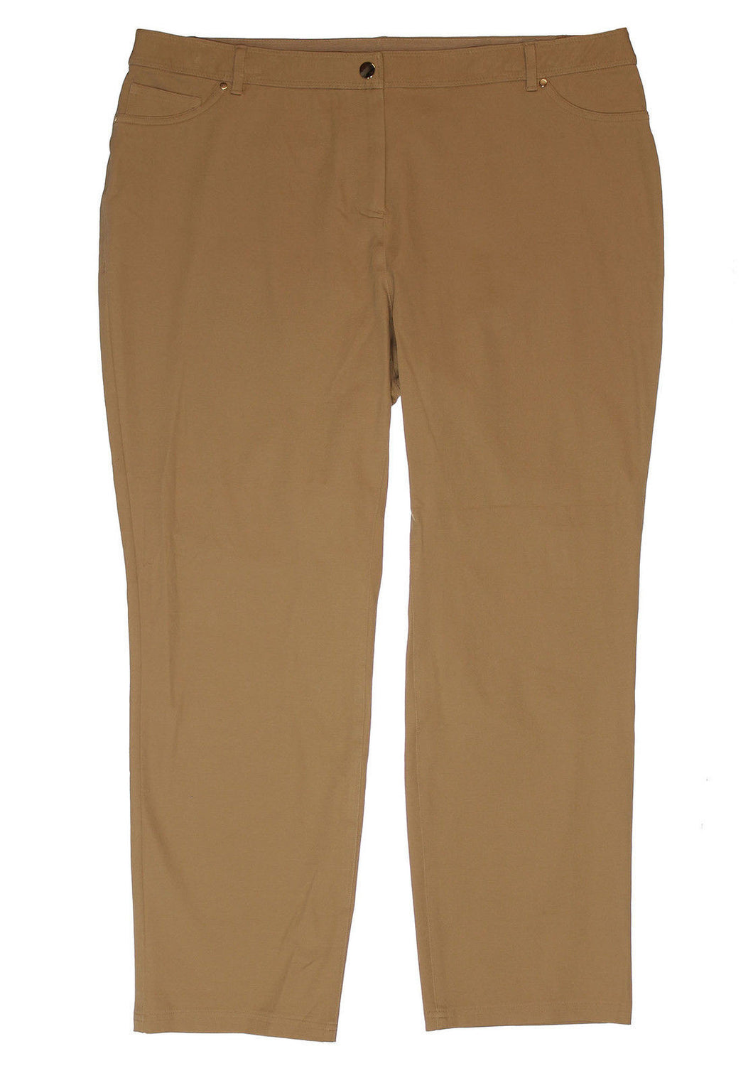 Charter Club Beige Comfort Waist Slim Leg Casual Pants