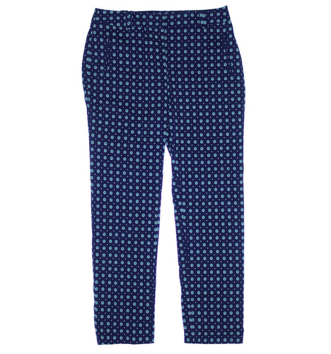 Charter Club Multi Color Print Tummy Slimming Ankle Pants