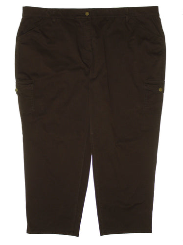 Charter Club Brown Comfort Waist Ankle Length Pants