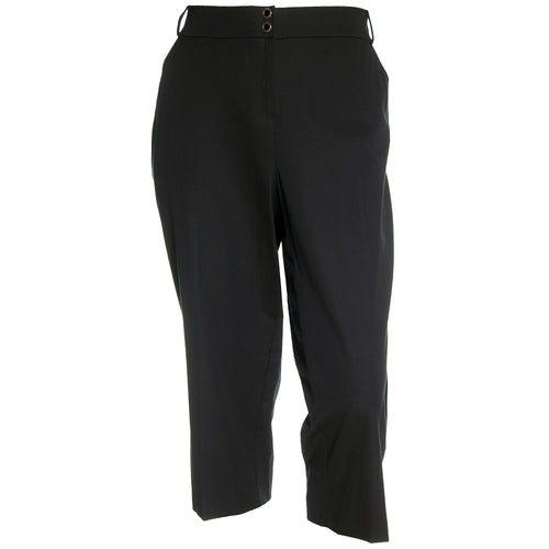 Alfani Black Comfort Waist Stretch Capri Pants