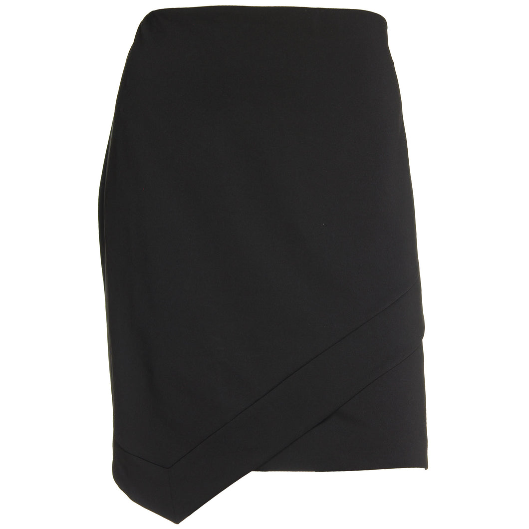 Alfani Black Asymmetric Envelope Skirt