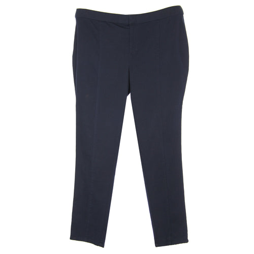 INC Dark Navy Twilight Blue Skinny Leg Casual Pants