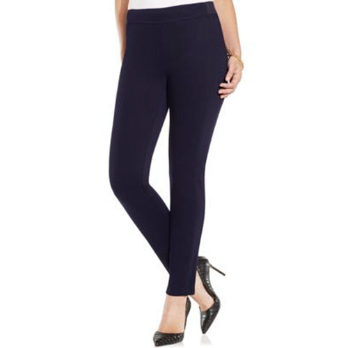 Charter Club Blue Pull-On Classic Fit Skinny Leg Pants