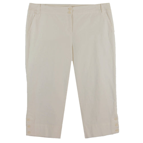 Charter Club Beige Tummy Control Classic Fit Capri Pants