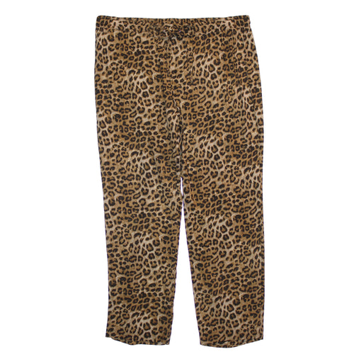 Charter Club Multi Color Animal Print Elastic Waist Pants