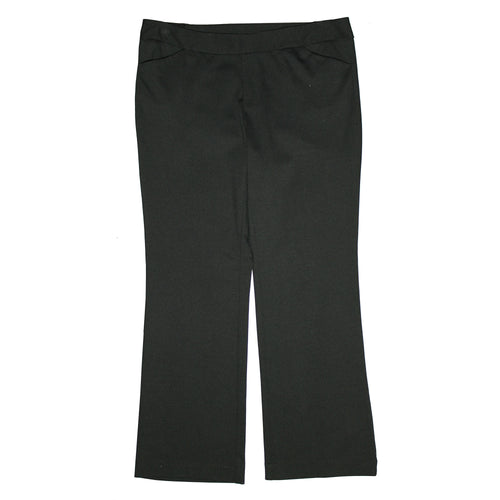 JM Collection Black Wide Leg Pull On Pants