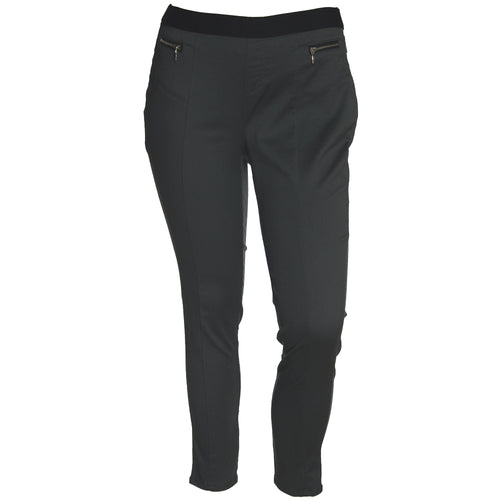 Style & Co. Gray Pull On Curvy Fit Skinny Leg Pants