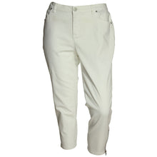 Style & Co White Curvy Fit Capri Denim Jeans