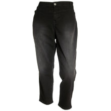 Style & Co. Dark Blue or Black Denim Mid-Rise Split Hem Ankle Length Jeans