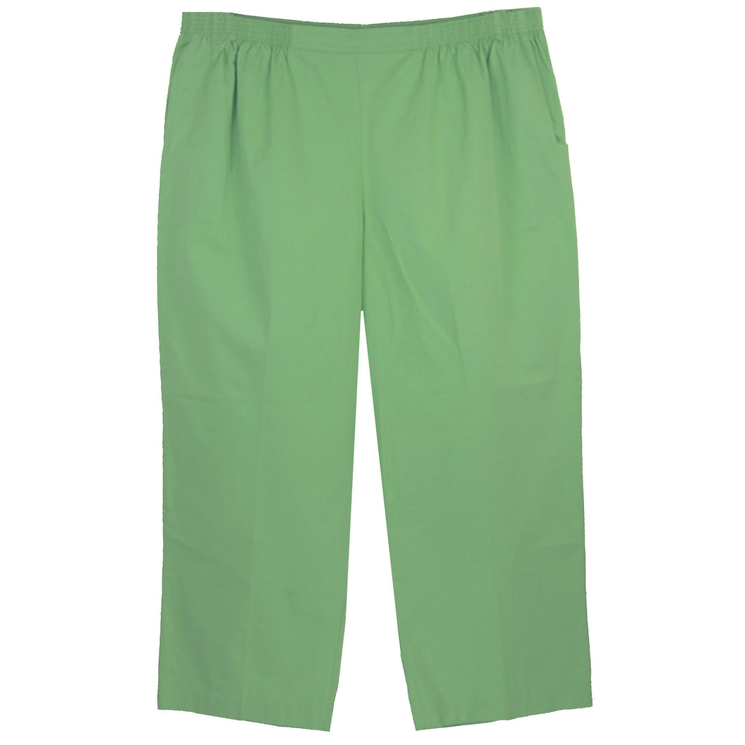 Alfred Dunner Green Pull On Pants