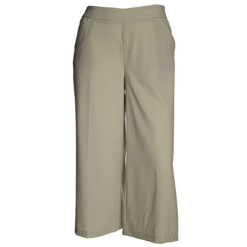 INC Beige Cropped Flare Leg Trousers Pants