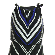 Alfani Multi Color Chevron Striped Sleeveless Maxi Knit Dress