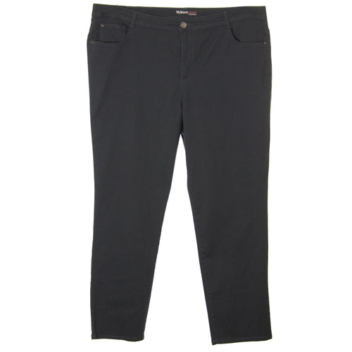Style & Co Dark Grey Tummy Control Straight Leg High Rise Denim Jeans