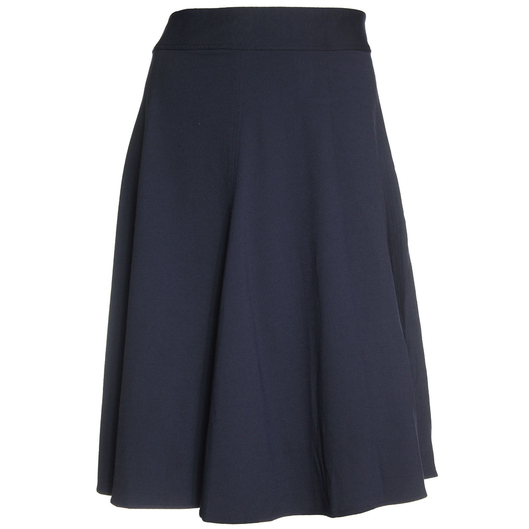 Charter Club Navy Blue A-Line Full Skirt