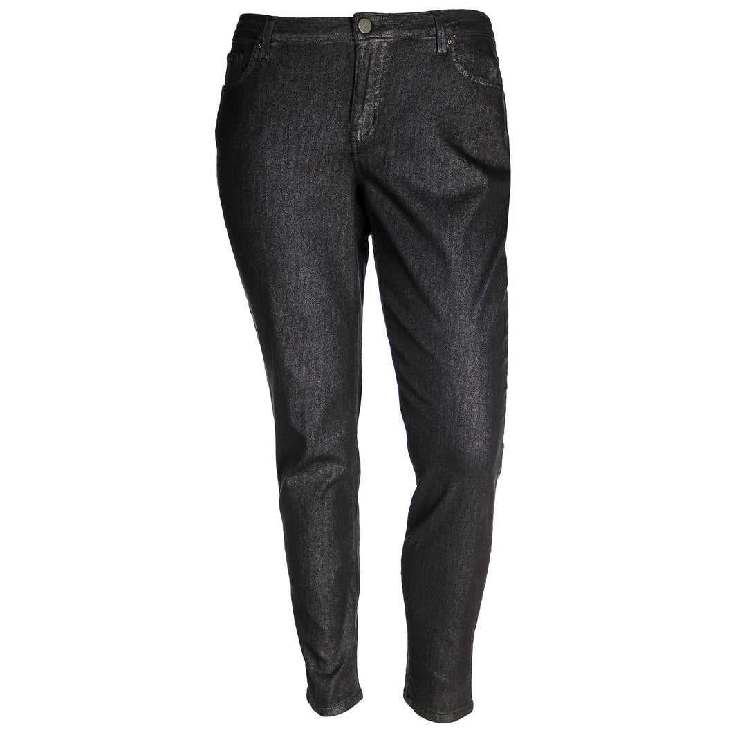Style & Co Black Shimmer Low-Rise Jeggings Leggings Jeans