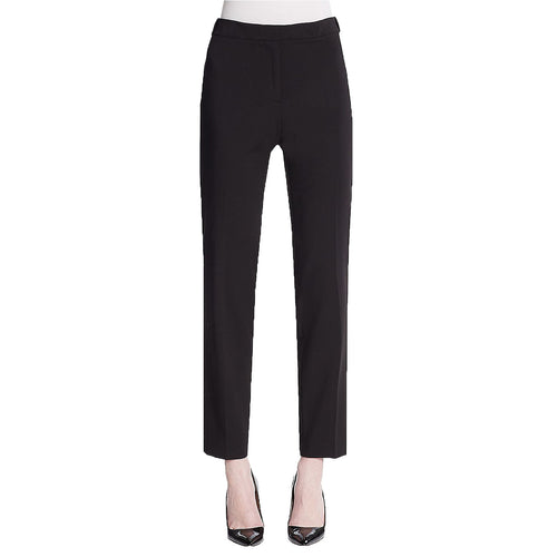 Calvin Klein Black Slim Leg Zipper Detail Ankle Pants