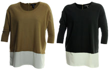 Style & Co Brown or Black Layered Look Sweater Plus Size