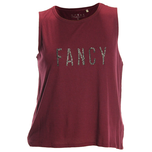 GUESS Burgundy Sleeveless 